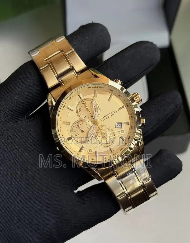 Classic Tachymeter Bezel Citizen Chronograph Gents Wristwatch