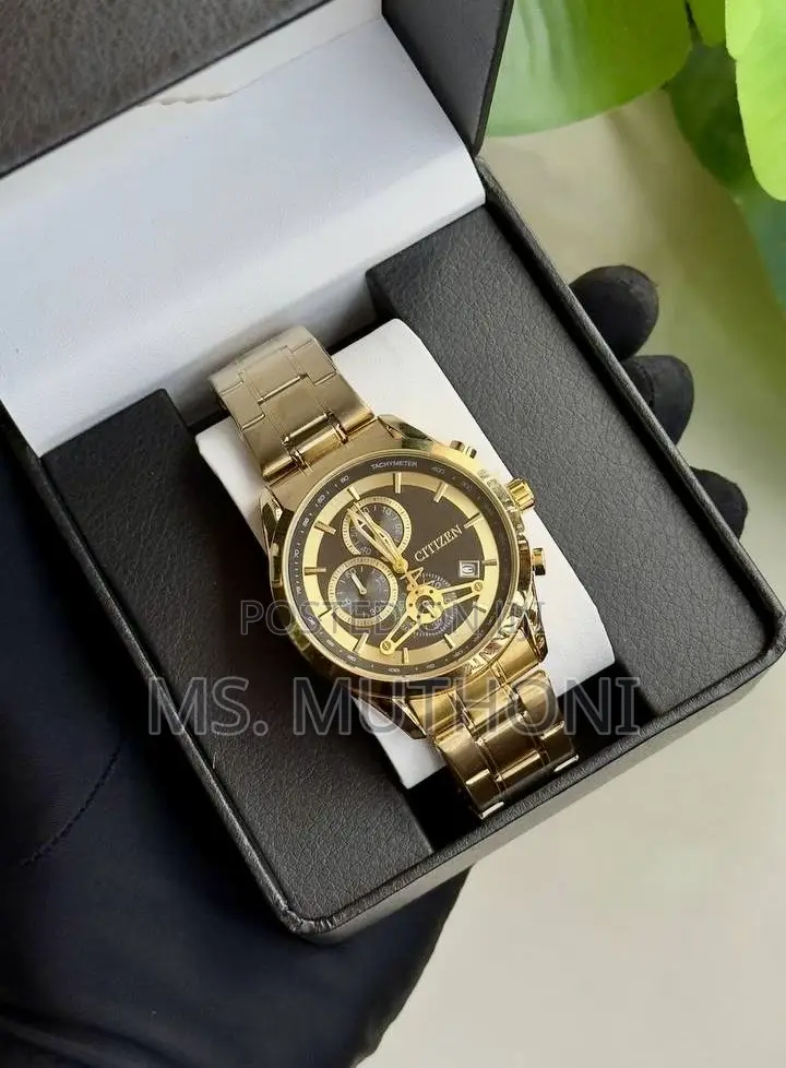 Classic Tachymeter Bezel Citizen Chronograph Gents Wristwatch