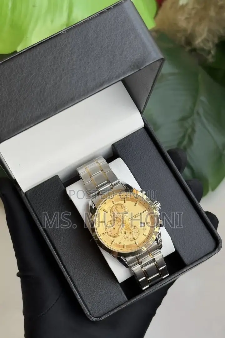 Classic Tachymeter Bezel Citizen Chronograph Gents Wristwatch