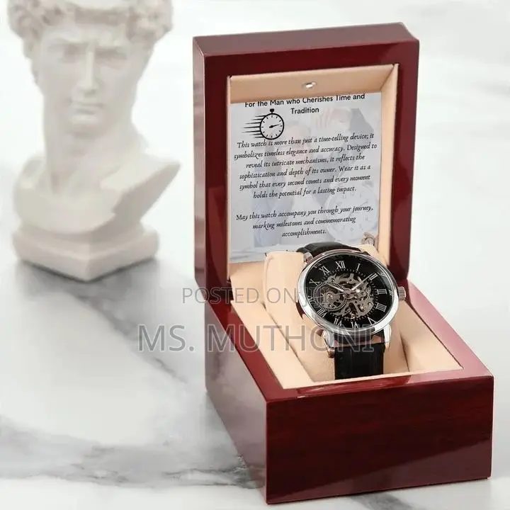 Single Timepiece Box Storage/ Organizer/ Display