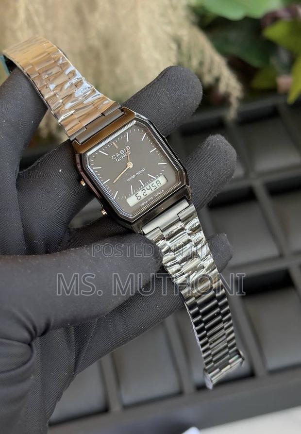 Stainless Steel Casio Vintage Aq-230a-2a2mqy Watch - thumbnail 2
