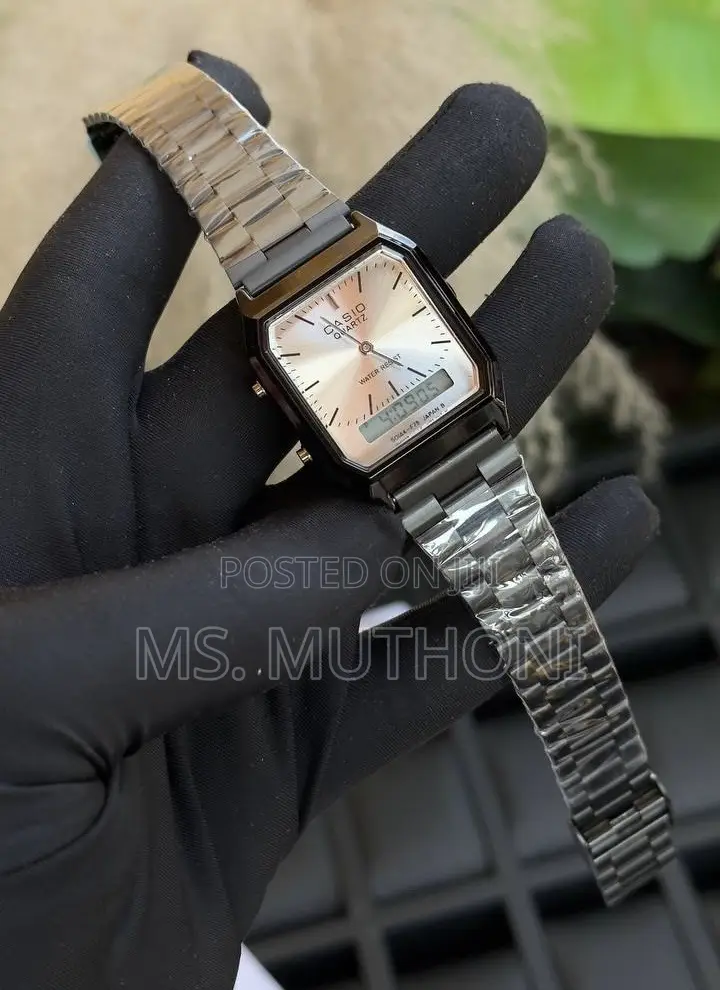 Stainless Steel Casio Vintage Aq-230a-2a2mqy Watch