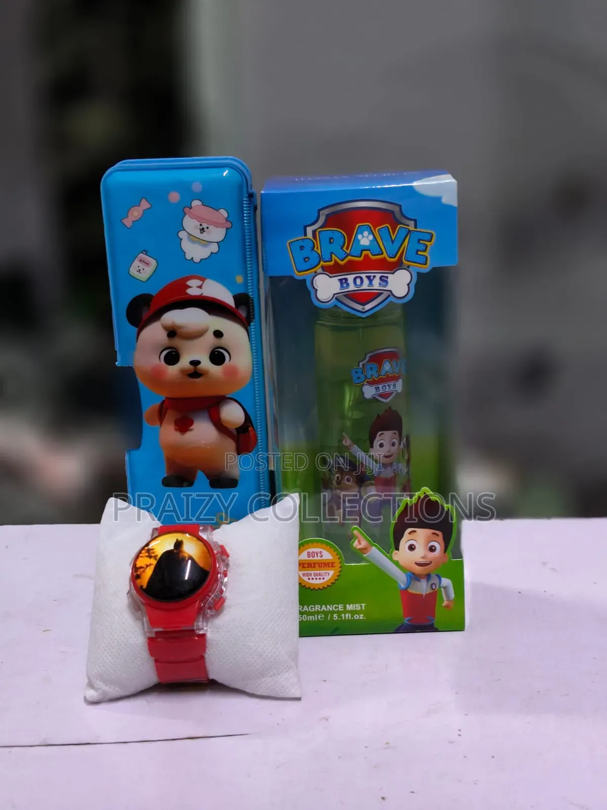 Boys' Gift Set (Watch, Perfume Pouch)