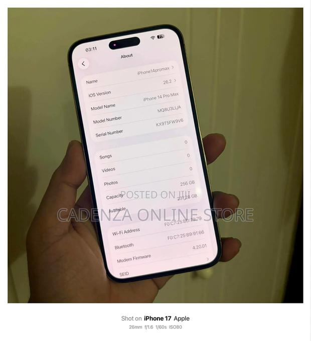 Apple iPhone 14 Pro Max 256 GB Gold - thumbnail 3