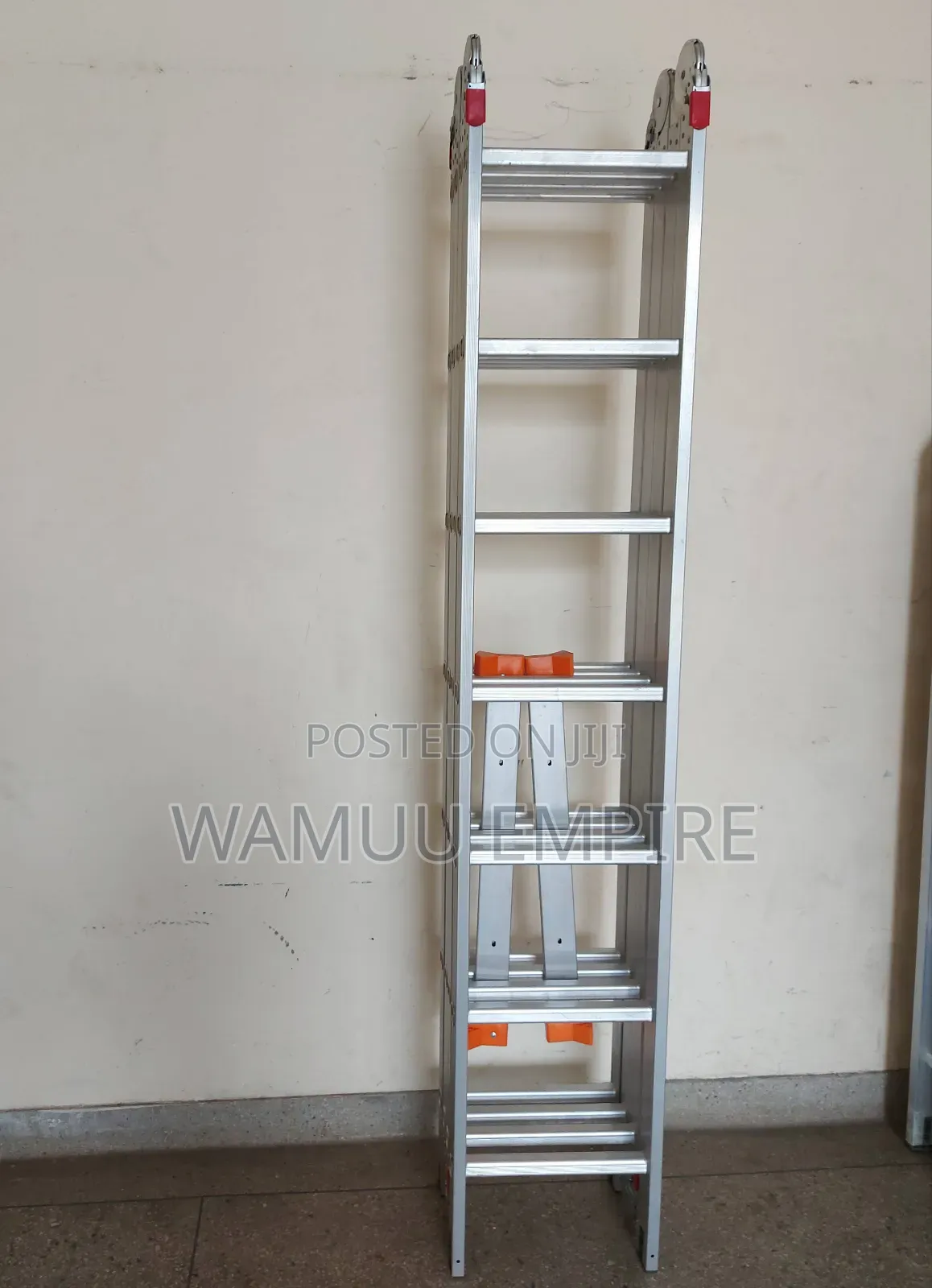 4*7/28ft/8.4m Multi-Purpose, Foldable Aluminum Ladder