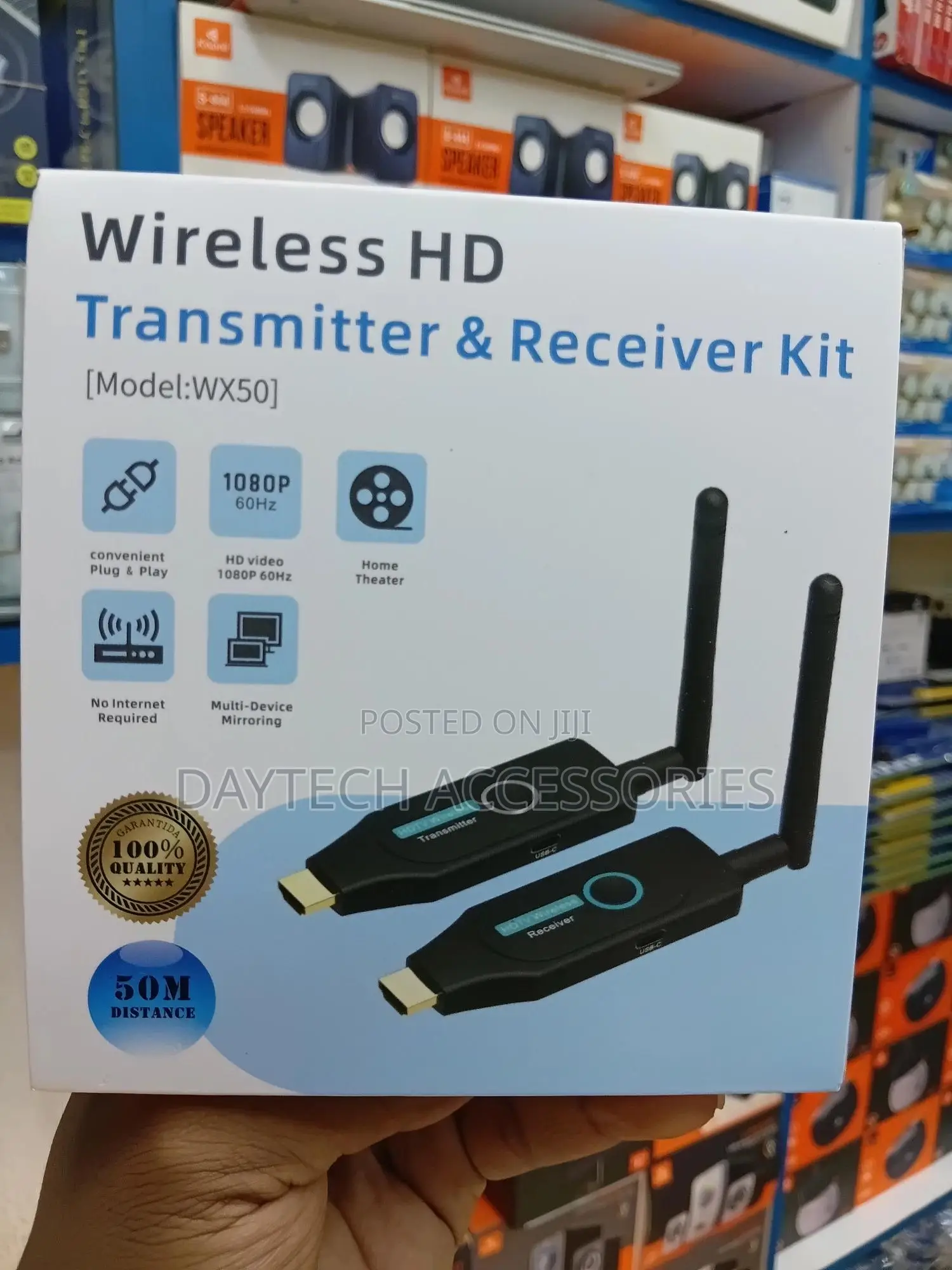 50m Hdmi Wireless Transmitter and Receiver 1080p.