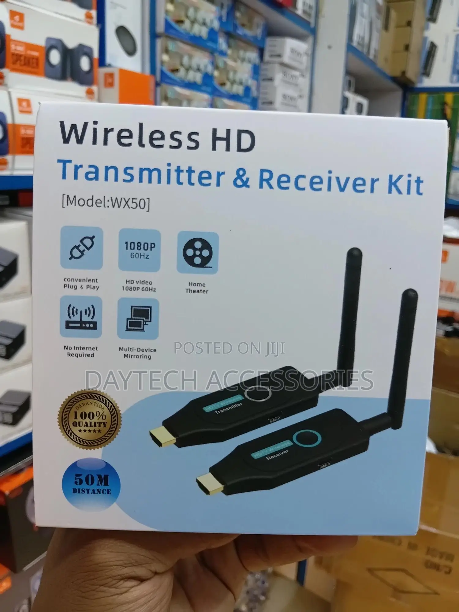 50m Hdmi Wireless Transmitter and Receiver 1080p.