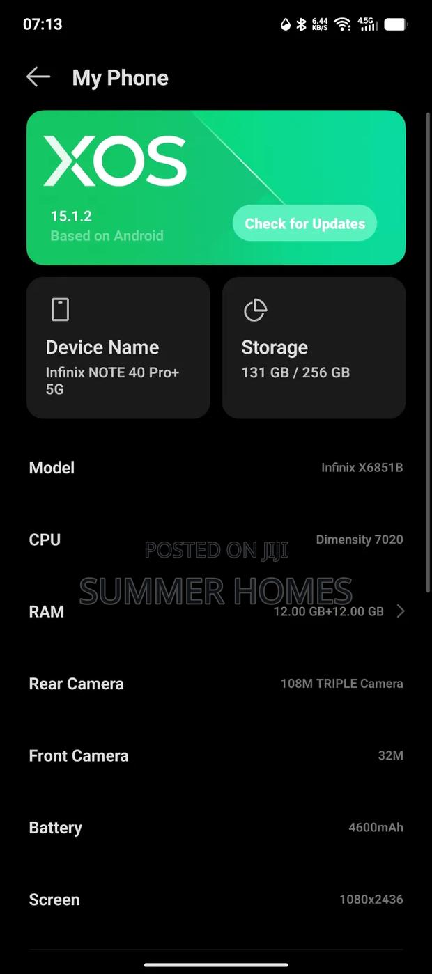 Infinix Note 40 Pro Plus 5G 256 GB Silver - thumbnail 3