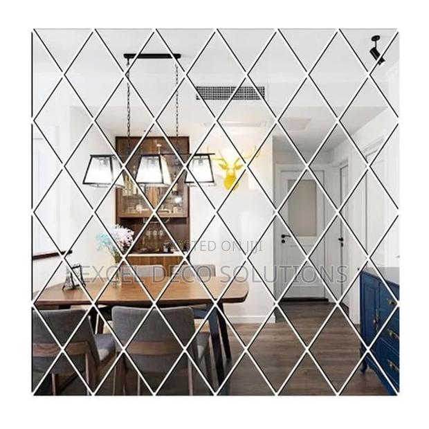 Acrylic Diamond Mirrors for Home, Salon and Office Wall Decor