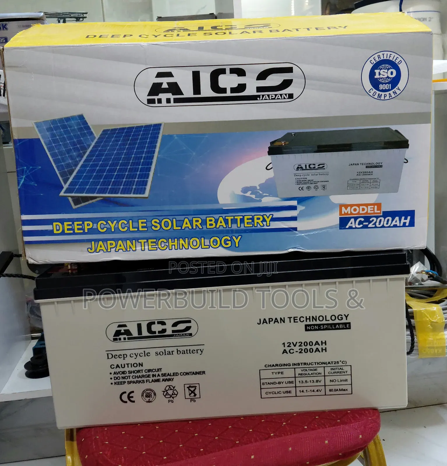Ac 200ah 12v Aico Japan Deep Cycle Battery