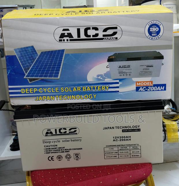 Ac 200ah 12v Aico Japan Deep Cycle Battery