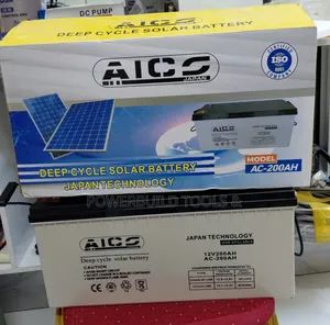 Ac 200ah 12v Aico Japan Deep Cycle Battery