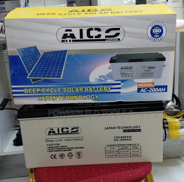 200ah 12v Deep Cycle Solar Battery With Japan Technology