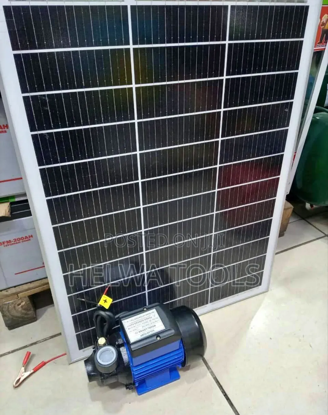 Dc Booster Pump + 200 Watts Alweather Solar Panel