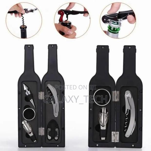 5pcs Bottle Shaped Wine Opener//Corkscrew Set