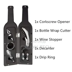 5pcs Bottle Shaped Wine Opener//Corkscrew Set