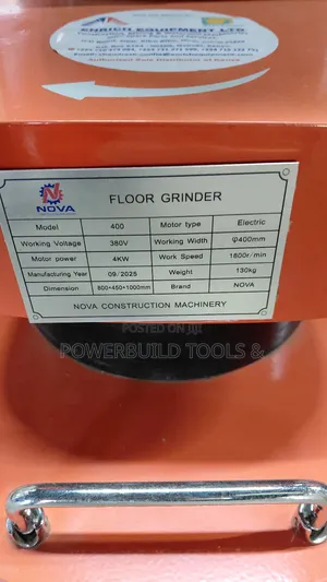 Industrial Concrete Floor Grinder and Polisher Hand-Push Model 5.5hp