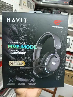 The Havit Gamenote Fuxi-h7 Five-mode Gaming Headphone.