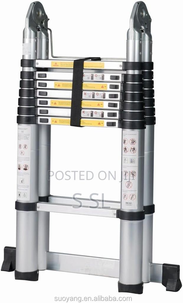 Ladders 3.7m+3.7m Double Telescopic - main view