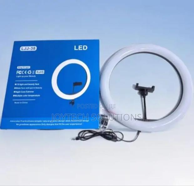 Adjustable Brightness 14inches Fill Light Ring Light and a Stand - thumbnail 3