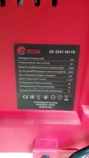Edon 1800w Professional 3 in 1 Table Saw/Wood Working