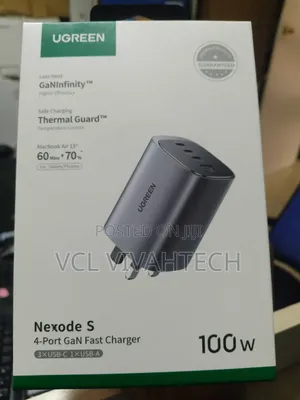 Ugreen Nexode S 100w 4-Port Gan Fast Charger