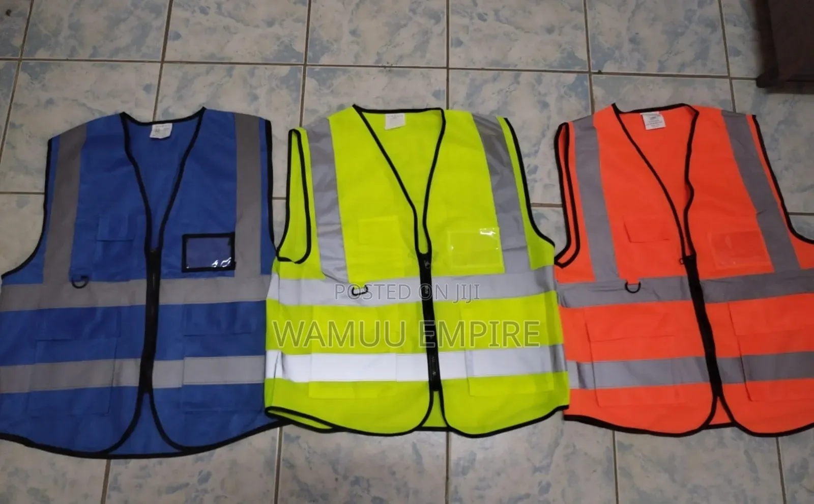 Pocket And Zip Executive Reflector Vest