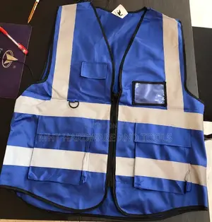 Executive Safety Reflector With Pockets & Zip (Blue,Green, Orange)