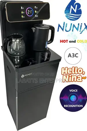 Nunix A3c Hot Cold Bottom Load Dispenser With Voice Recognition