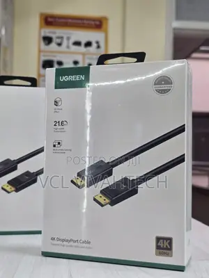 Ugreen Dp102 Dp Male to Male Cable 1.5m -Black