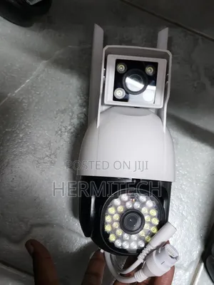 Dual Lens 4g Electric Has Ethernet Cable Dome CCTV Indoor Outdoor Cam