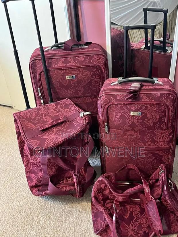 Burgundy Luggage Set - thumbnail 2