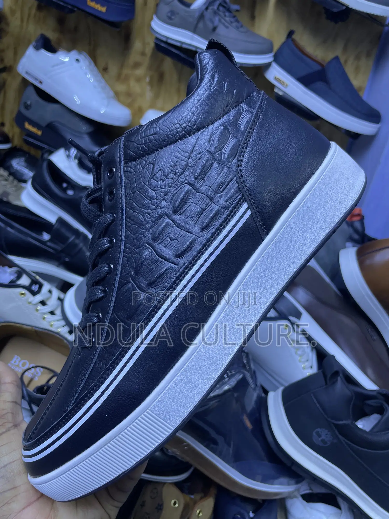 High Cut Lacoste Casual Boots Trending Shoes.