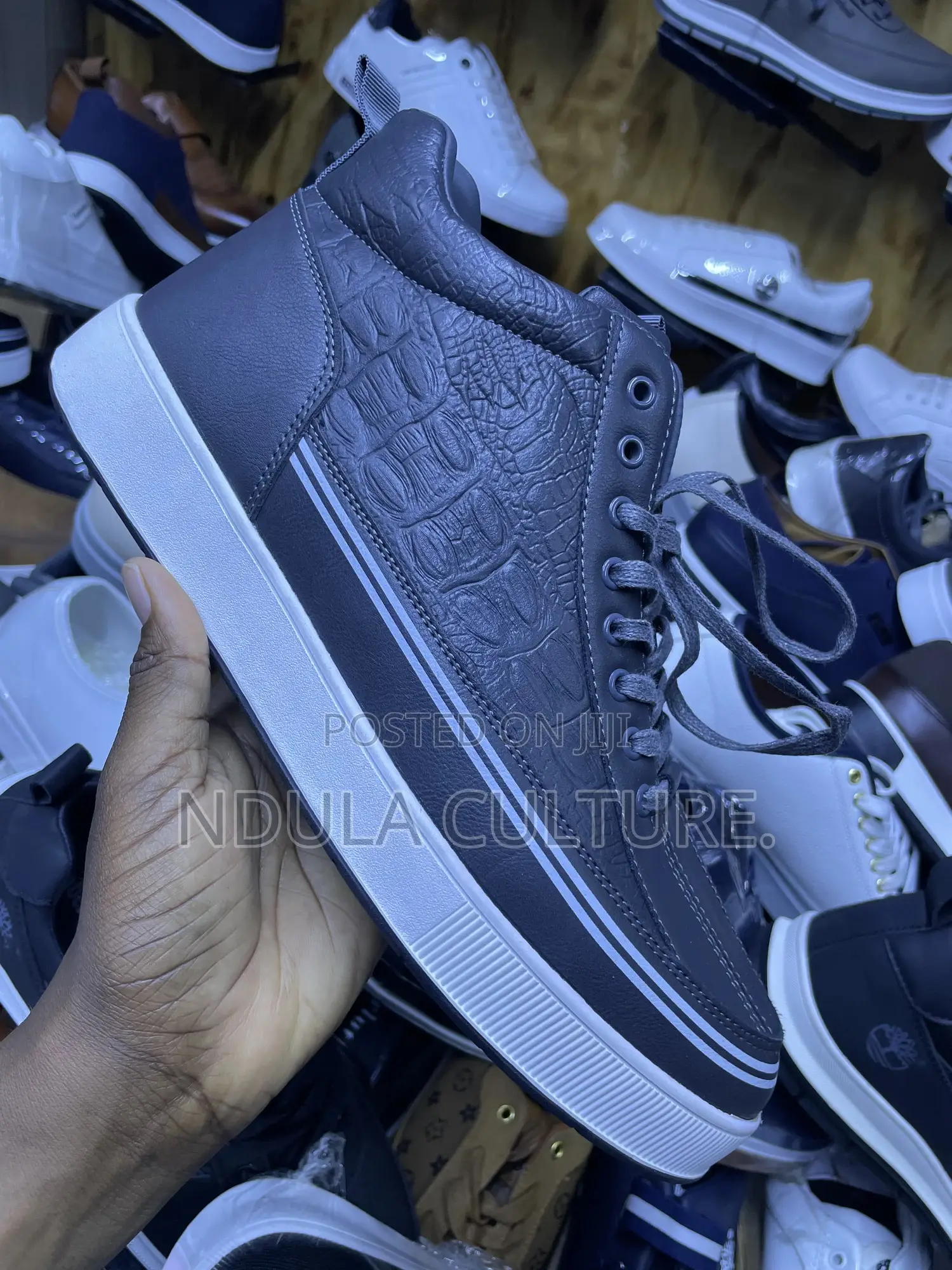 High Cut Lacoste Casual Boots Trending Shoes.