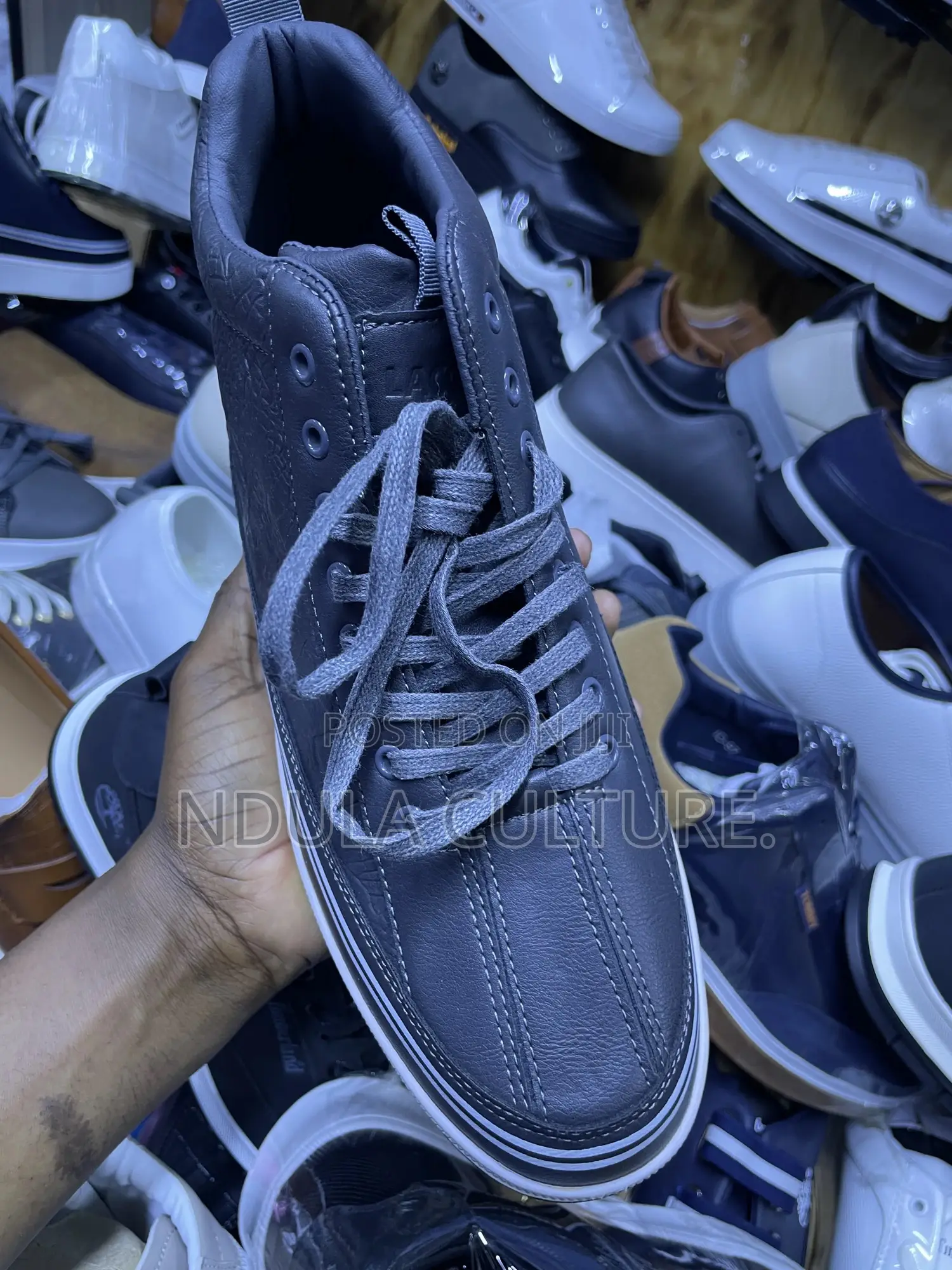 High Cut Lacoste Casual Boots Trending Shoes.