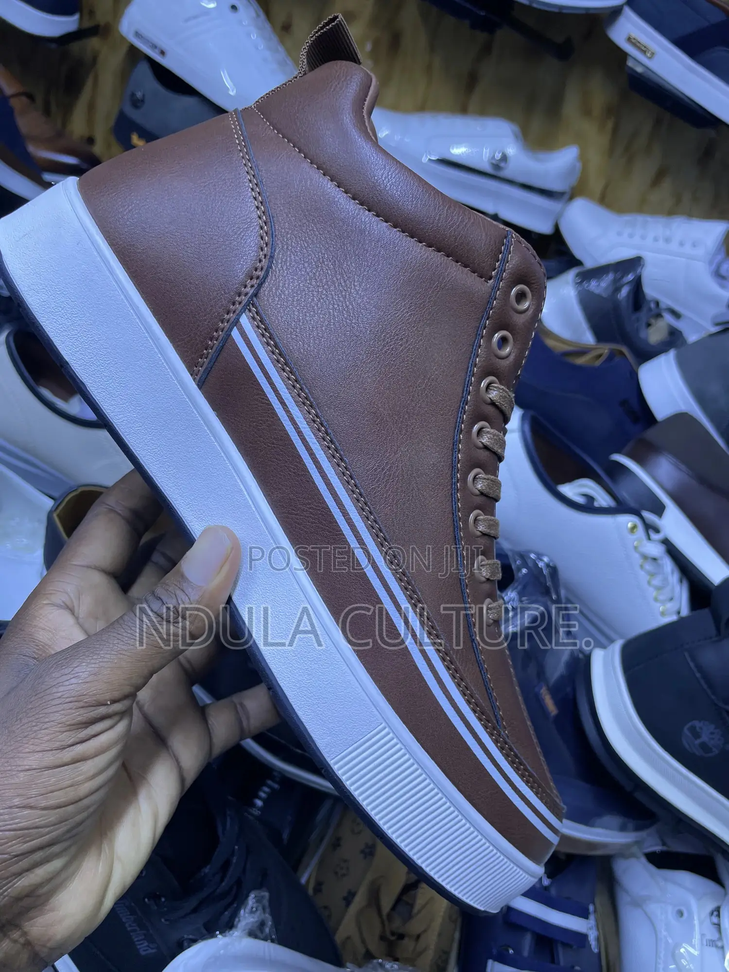 High Cut Lacoste Casual Boots Trending Shoes.