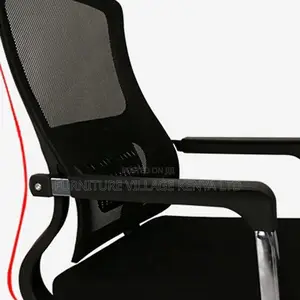 Office Chair; Visitor Chair With Chrome Legs