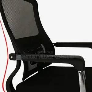 Office Chair; Visitor Chair With Chrome Legs