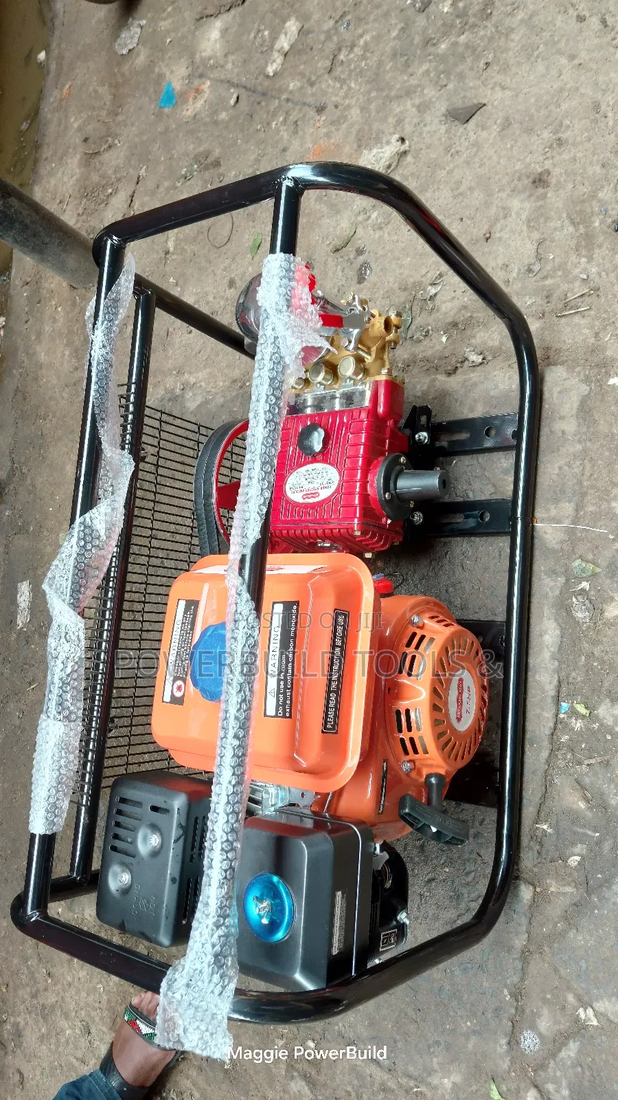 Am730ps Astramilano Trolley Sprayer Powered by a 7.5hp Petrol Engine.