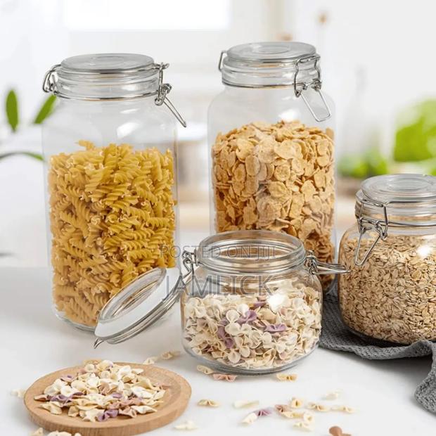 Bon Appetit Clip Glass Jar - Rb