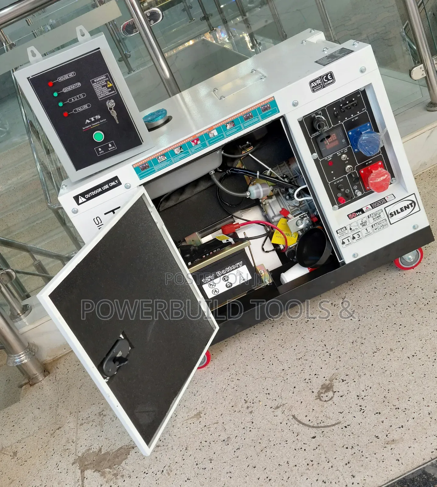 15kva Pulsar Heavyduty Silent Diesel Generator With Automatic Switch