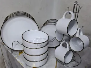 16pcs Dinner Set With Gold Line –Pt
