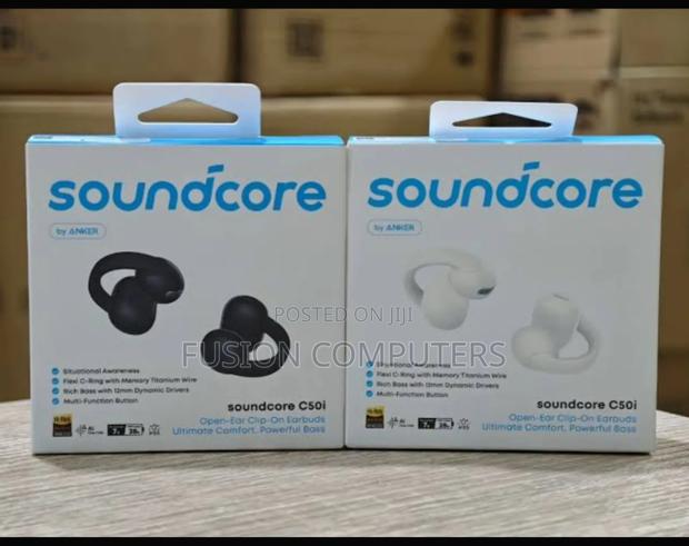 Soundcore C50i | Comfortable Clip on Earbuds