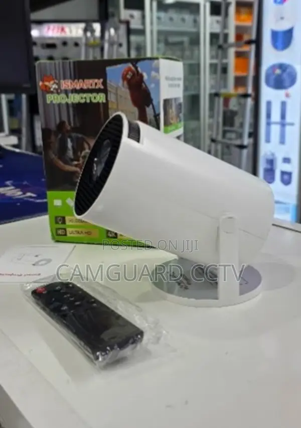 Hy300 Pro Portable Ceiling Projector With Wifi and Bt