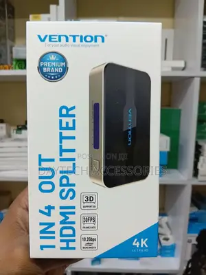 Vention 1 in 4 Out Hdmi Splitter - Black