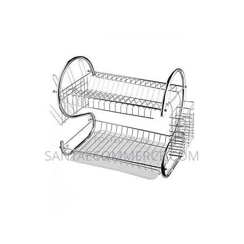 Rashnik 2 Layer Stainless Dish Drainer