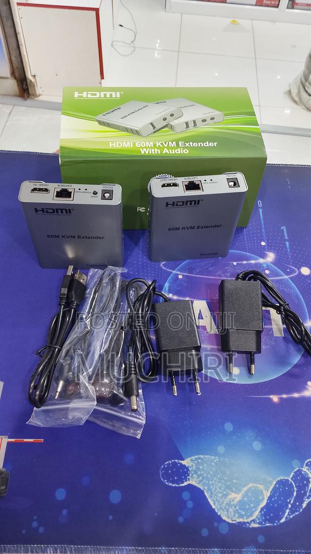 60m Hdmi KVM Extender Over Hdmi Usb KVM Ethernet Extender