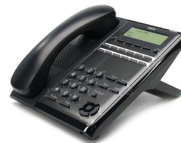 Nec Ip7ww-12txh-B1 Be117451 12 Button Display Speaker Telephone Black