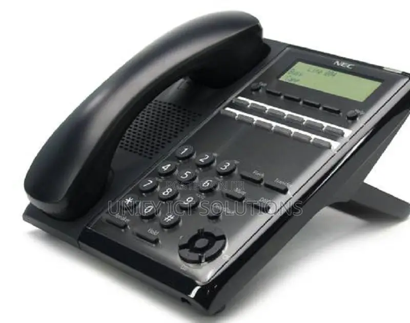 Nec Ip7ww-12txh-B1 Be117451 12 Button Display Speaker Telephone Black
