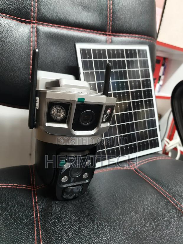 Double Lens 4g Solar Powered CCTV Dual Lens Camera Outdoor CCTV